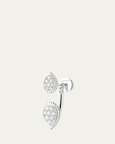 Boucheron Serpent Boheme Diamond Earring in White Gold, Single | Thumbnail 3 Boucheron Serpent Boheme Diamond Earring in White Gold, Single | Thumbnail 3