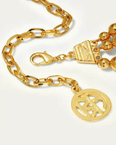ben-amun Gold Pearl Layered Necklace | Thumbnail 3