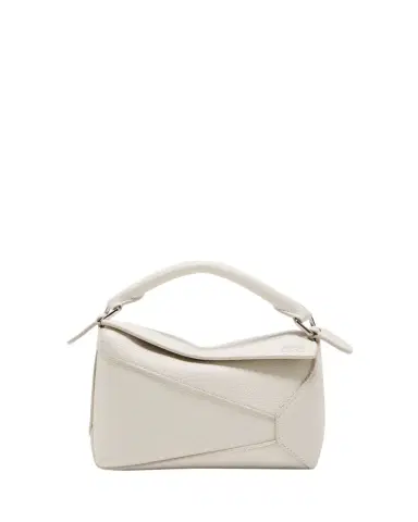 Loewe Puzzle Edge Mini Top-Handle Bag in Grained Leather | Thumbnail 1