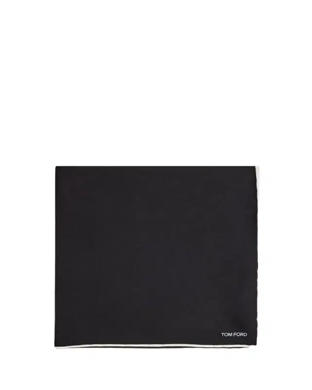 Men's Solid Classic Silk Pocket Square