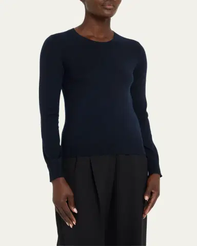 Loro Piana Long-Sleeve Cashmere Sweater | Thumbnail 8