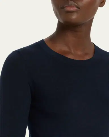 Loro Piana Long-Sleeve Cashmere Sweater | Thumbnail 9