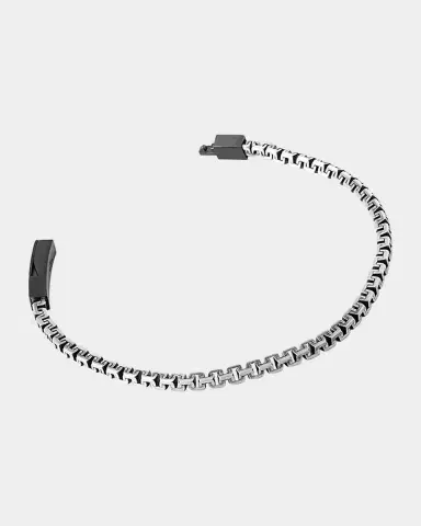 Tateossian Men's Chain Bracelet in Sterling Silver | Thumbnail 2 Tateossian Men's Chain Bracelet in Sterling Silver | Thumbnail 2