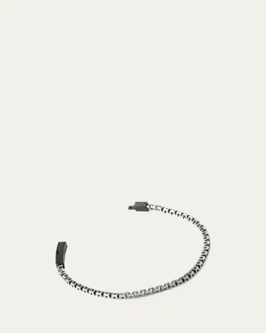 Tateossian Men's Chain Bracelet in Sterling Silver | Thumbnail 7 Tateossian Men's Chain Bracelet in Sterling Silver | Thumbnail 7