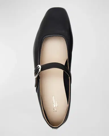 Le Monde Béryl Leather Mary Jane Ballerina Flats | Thumbnail 2