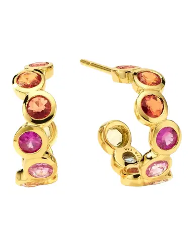 Ippolita 18K Starlet Huggie Earrings with Rainbow Sapphires | Thumbnail 1