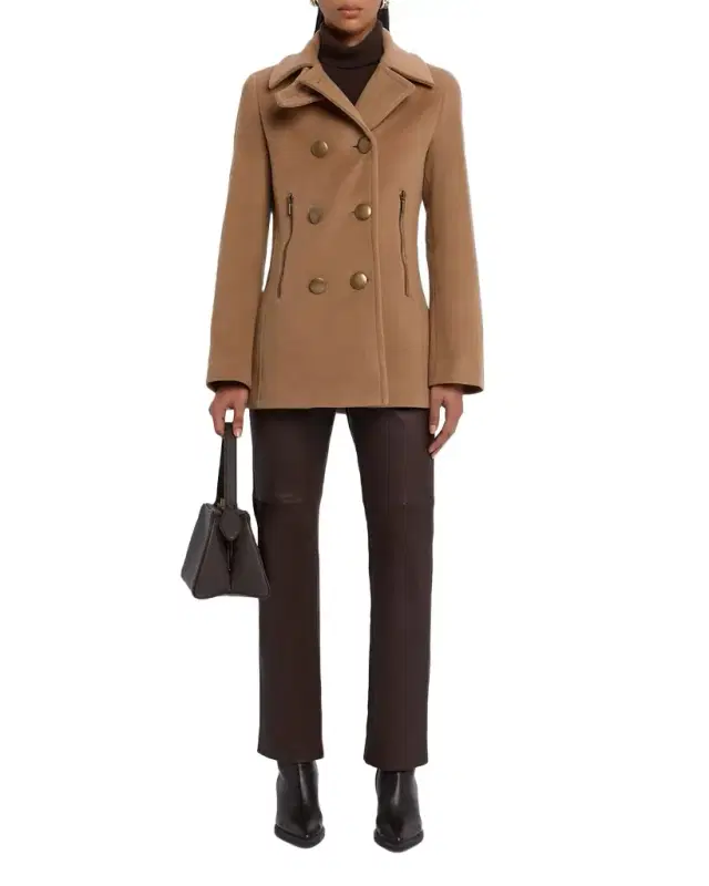 Cashmere and Wool-Blend Top Coat