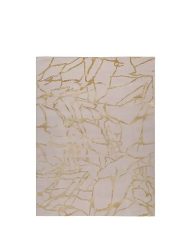 The Rug Company x Kelly Wearstler Tracery Gold Hand-Knotted Rug, 9' x 12'