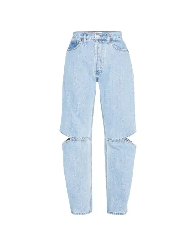 Cowgirl Straight Cut-Out Knee Jeans