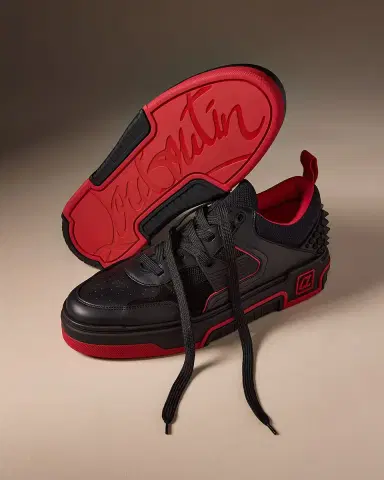 Christian Louboutin Men's Astroloubi Spikes Fashion Sneakers | Thumbnail 12