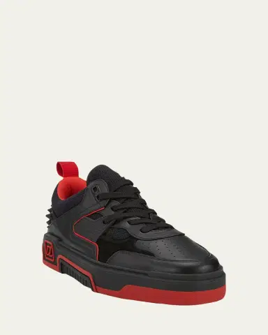 Christian Louboutin Men's Astroloubi Spikes Fashion Sneakers | Thumbnail 7