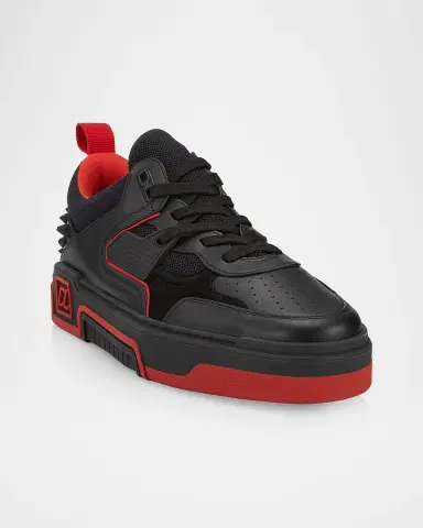 Christian Louboutin Men's Astroloubi Spikes Fashion Sneakers | Thumbnail 10
