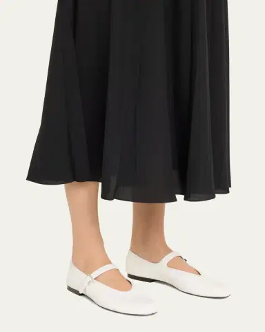 THE ROW Boheme Leather Mary Jane Ballerina Flats | Thumbnail 13