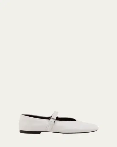 THE ROW Boheme Leather Mary Jane Ballerina Flats | Thumbnail 17
