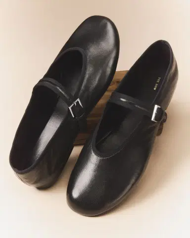 THE ROW Boheme Leather Mary Jane Ballerina Flats | Thumbnail 4