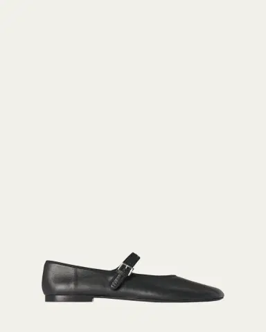 THE ROW Boheme Leather Mary Jane Ballerina Flats | Thumbnail 7