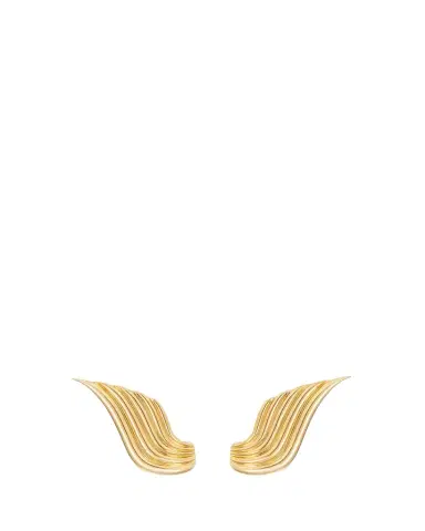Fernando Jorge Fire Winged Earrings in 18k Yellow Gold | Thumbnail 1