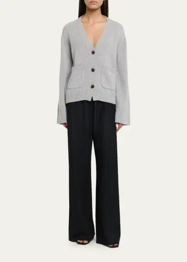 Lisa Yang Danni Cashmere V-Neck Cardigan | Thumbnail 2