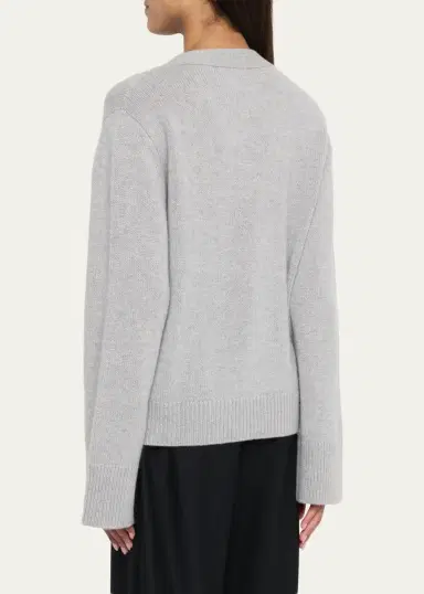 Lisa Yang Danni Cashmere V-Neck Cardigan | Thumbnail 3