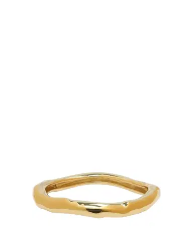 ALEXIS BITTAR Small Molten Gold Bangle Bracelet, Size | Thumbnail 1