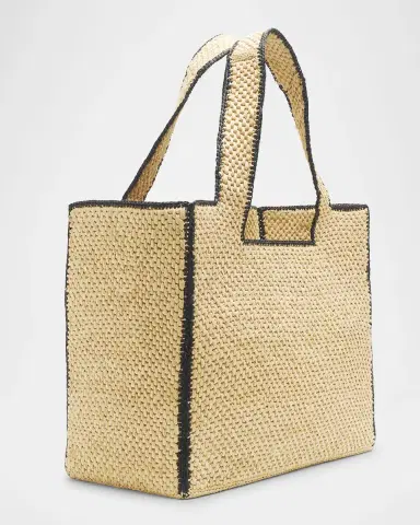 Loewe x Paula's Ibiza Font Large Tote Bag in Raffia | Thumbnail 3 Loewe x Paula's Ibiza Font Large Tote Bag in Raffia | Thumbnail 3