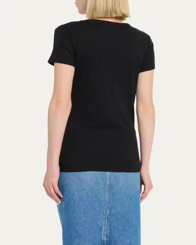 MAJESTIC FILATURES Lyocell Cotton Baby Ribbed Tee | Thumbnail 3 MAJESTIC FILATURES Lyocell Cotton Baby Ribbed Tee | Thumbnail 3