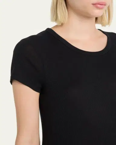 MAJESTIC FILATURES Lyocell Cotton Baby Ribbed Tee | Thumbnail 5 MAJESTIC FILATURES Lyocell Cotton Baby Ribbed Tee | Thumbnail 5