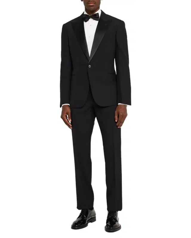 Men's Tailored Wool Barathea Tuxedo