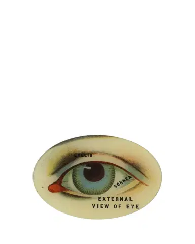 John Derian External View of Eye Oval Tray, 5" x 7" | Thumbnail 1