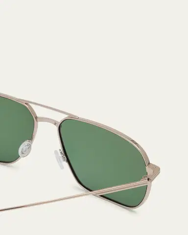 BARTON PERREIRA x 007 Men's Royale Double-Bridge Titanium Aviator Sunglasses | Thumbnail 6 BARTON PERREIRA x 007 Men's Royale Double-Bridge Titanium Aviator Sunglasses | Thumbnail 6