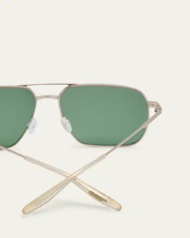 BARTON PERREIRA x 007 Men's Royale Double-Bridge Titanium Aviator Sunglasses | Thumbnail 7 BARTON PERREIRA x 007 Men's Royale Double-Bridge Titanium Aviator Sunglasses | Thumbnail 7