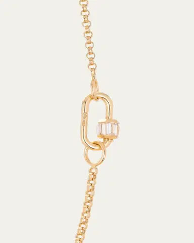 Marla Aaron Total Baguette Babylock with Diamonds | Thumbnail 3 Marla Aaron Total Baguette Babylock with Diamonds | Thumbnail 3