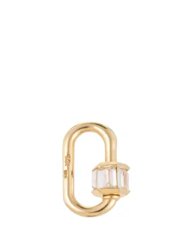 Marla Aaron Total Baguette Babylock with Diamonds | Thumbnail 1 Marla Aaron Total Baguette Babylock with Diamonds | Thumbnail 1