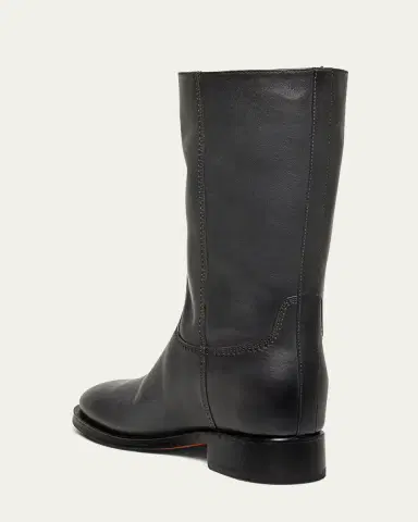 Santoni Fleeces Leather Mid Boots | Thumbnail 7