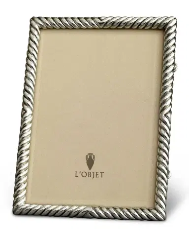 L 'Objet Deco Twist Platinum-Plated 8" x 10" Frame | Thumbnail 1