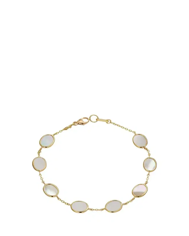 Ippolita 18k Polished Rock Candy Confetti Bracelet in Mother of Pearl
