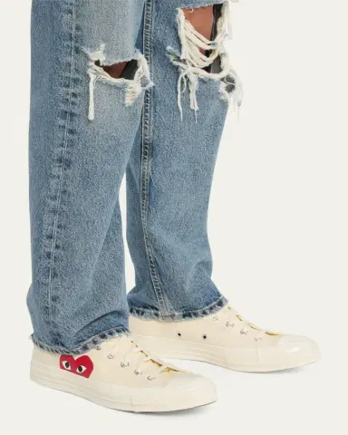 CDG Play x Converse Chuck Taylor Canvas Low-Top Sneakers | Thumbnail 2 CDG Play x Converse Chuck Taylor Canvas Low-Top Sneakers | Thumbnail 2