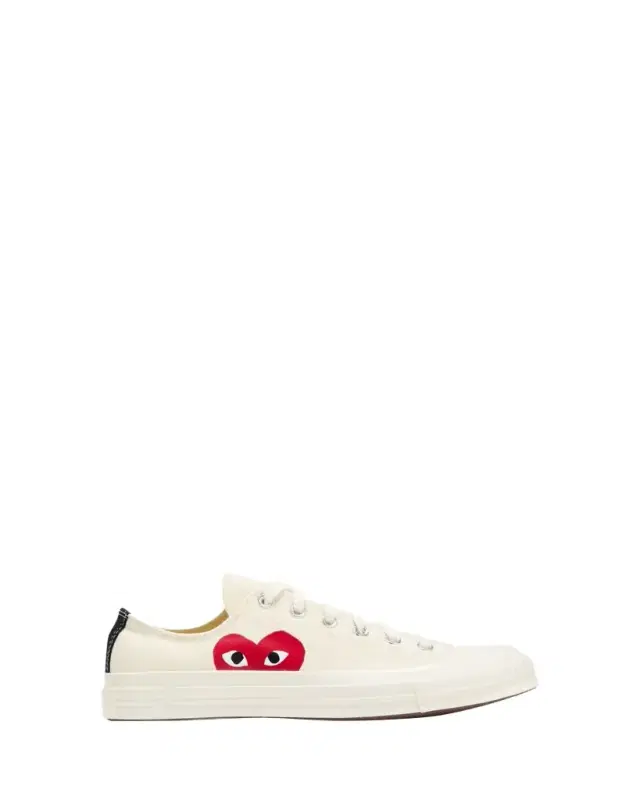 CDG Play x Converse Chuck Taylor Canvas Low-Top Sneakers