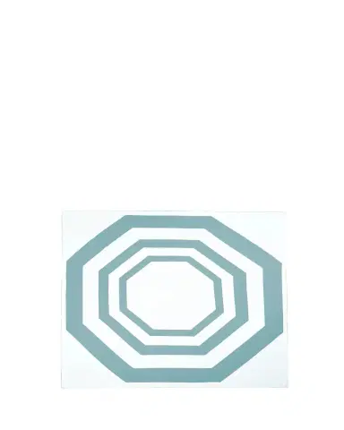 The Lino Essential Aqua Tablecloth, 71" Square | Thumbnail 1