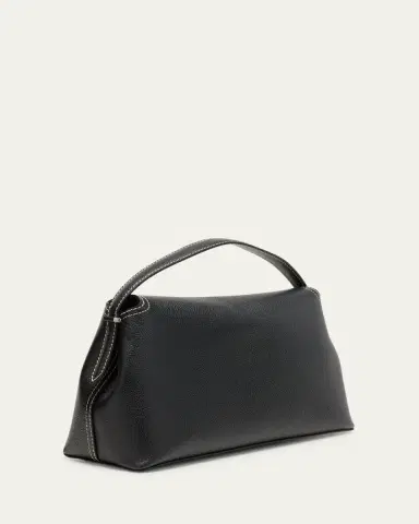 TOTEME T-Lock Top Handle Bag in Pebble Grain Leather | Thumbnail 3 TOTEME T-Lock Top Handle Bag in Pebble Grain Leather | Thumbnail 3