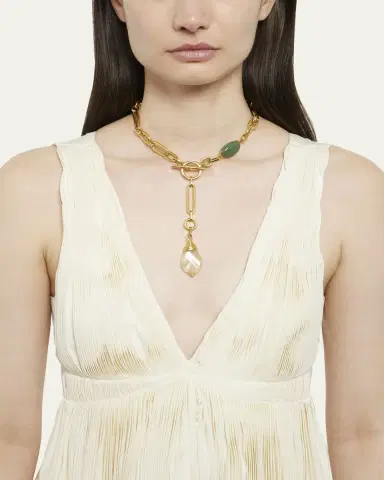 ben-amun 24K Gold Plated Chain Link N | Thumbnail 2