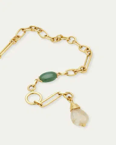ben-amun 24K Gold Plated Chain Link N | Thumbnail 3