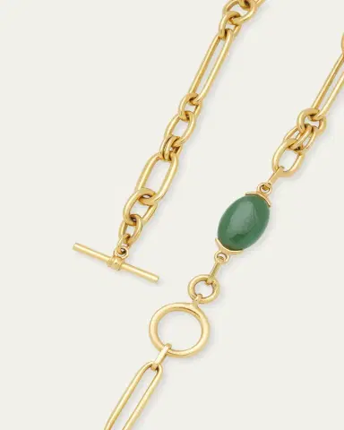 ben-amun 24K Gold Plated Chain Link N | Thumbnail 4
