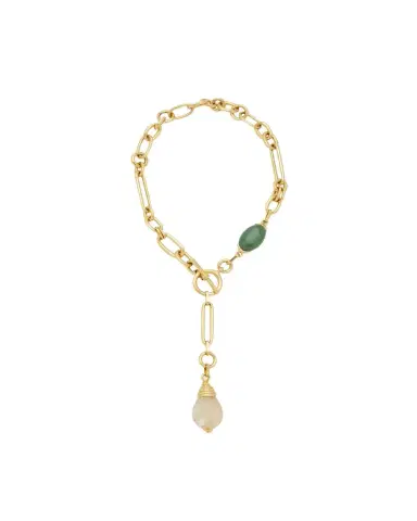 ben-amun 24K Gold Plated Chain Link N | Thumbnail 1