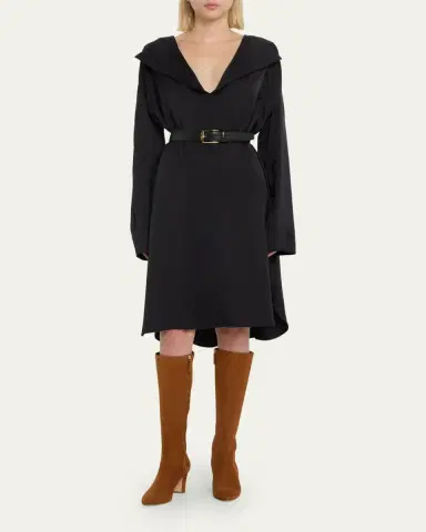 Manolo Blahnik Pitana Suede Block-Heel Knee Boots | Thumbnail 8