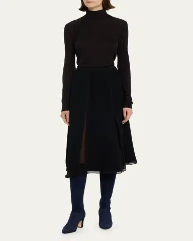 Manolo Blahnik Pitana Suede Block-Heel Knee Boots | Thumbnail 3