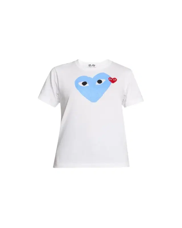 CDG Play Heart Eyes Logo Short-Sleeve T-Shirt
