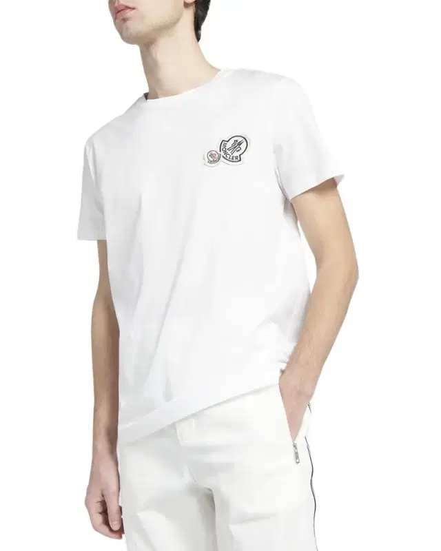 Men 's Double Logo Cotton Jersey T-Shirt