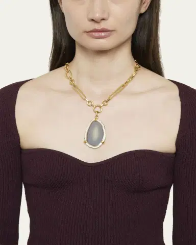 ben-amun 24K Gold Plated Chain Link L | Thumbnail 2 ben-amun 24K Gold Plated Chain Link L | Thumbnail 2