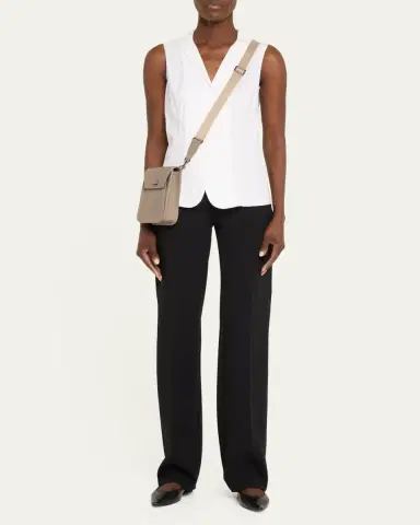 Akris Anouk Mini Flap Leather Messenger Bag | Thumbnail 5 Akris Anouk Mini Flap Leather Messenger Bag | Thumbnail 5